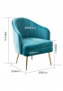 Hiro Occasional Arm Chair - PINK / BLUE / YELLOW